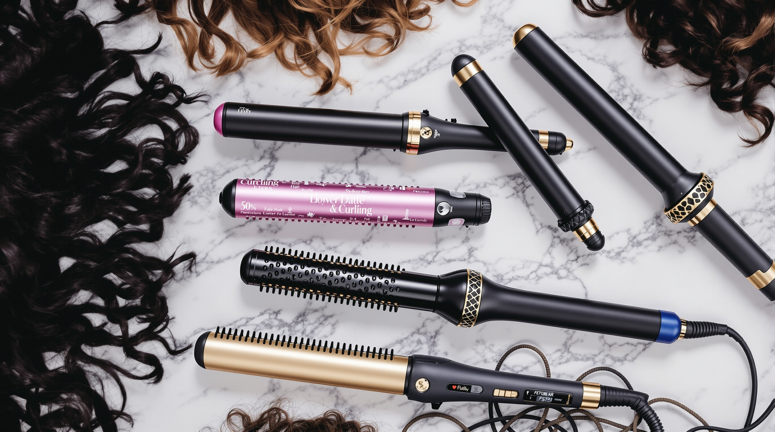 un tas de brosses à cheveux posé sur une table
